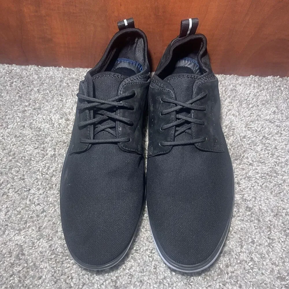 ASTON GREY VEENWEG OXFORD SHOES SIZE 9.5 BLACK